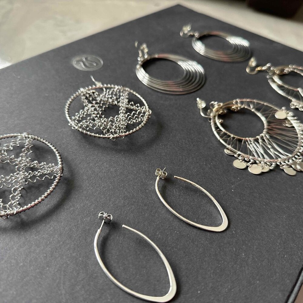 Bundle of 4 funky earrings